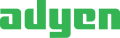 Adyen logo in green text on a transparent background