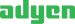 Adyen logo in green text on a transparent background