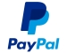 PayPal logo with blue overlapping P design and text