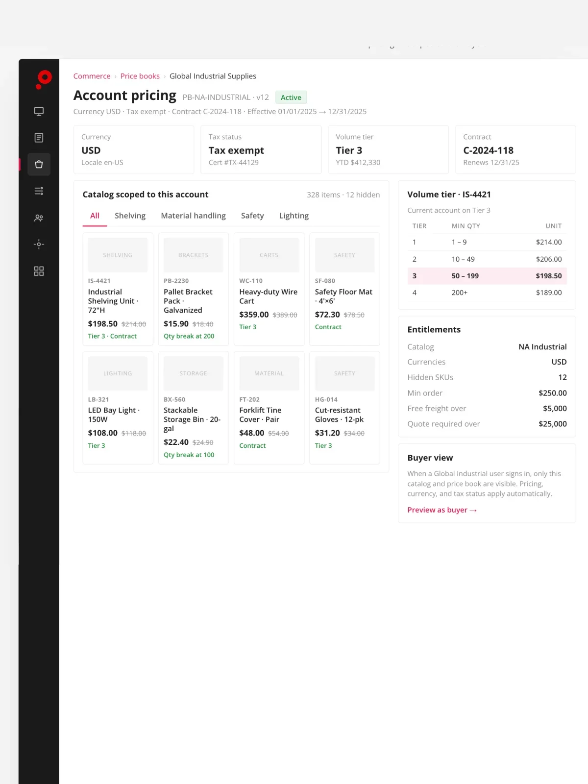 Customer approval and PO
