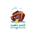 Noah's Ark Playground logo with an ark and slide illustration