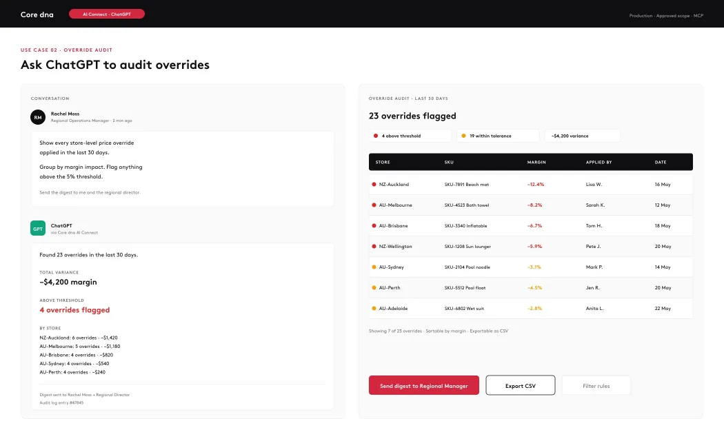 Ask ChatGPT to audit overrides