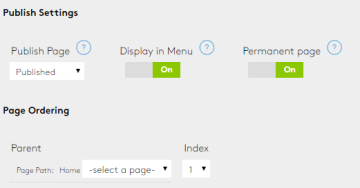 Menu and nav